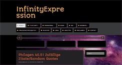 Desktop Screenshot of infinityexpression.com