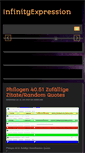Mobile Screenshot of infinityexpression.com